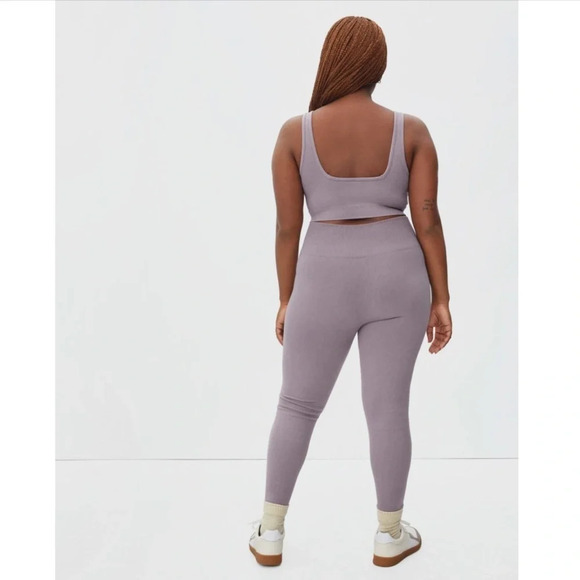 Everlane Seamless Legging XS/S Light Purple Compression Workout High Waisted - Picture 4 of 14
